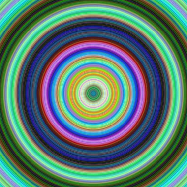 Renkli eşmerkezli daire arka plan