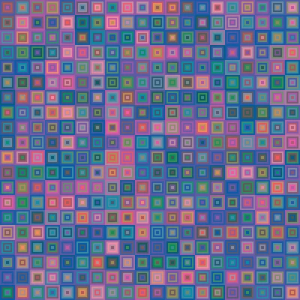 Fondo de mosaico cuadrado concéntrico abstracto — Vector de stock