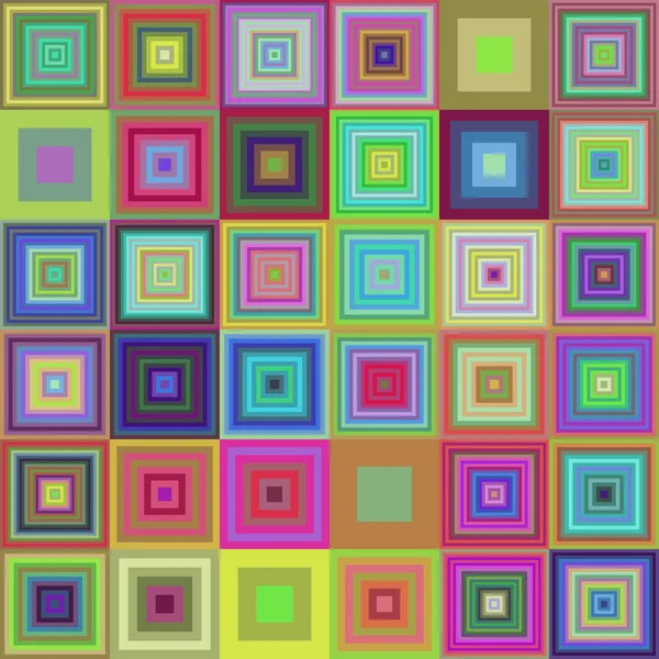 Цветной квадратный рисунок мозаики — стоковый вектор