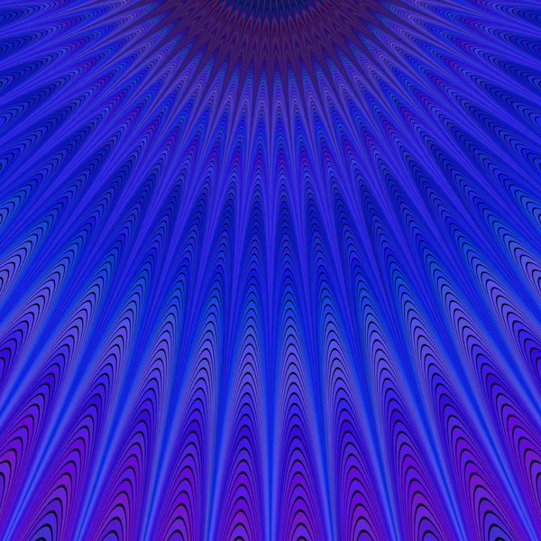 Diseño de fondo de arte fractal vector abstracto azul — Vector de stock