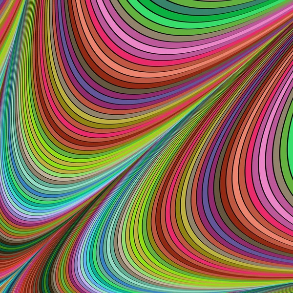 Arte de fondo fractal abstracto multicolor — Vector de stock