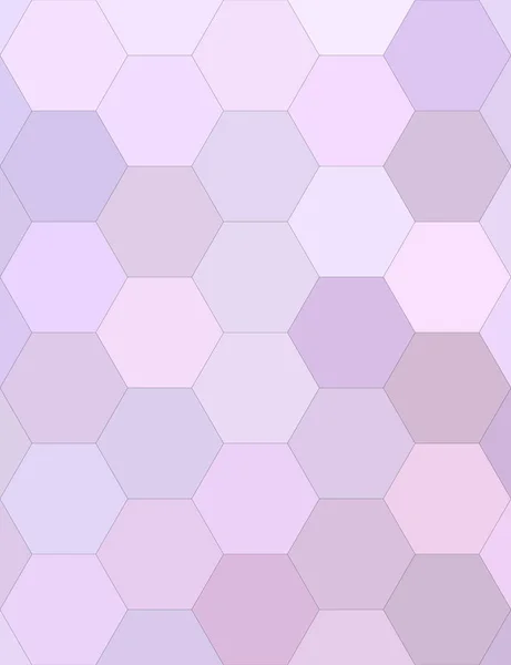 Светло-фиолетовый шестиугольный медовый гребень — стоковый вектор