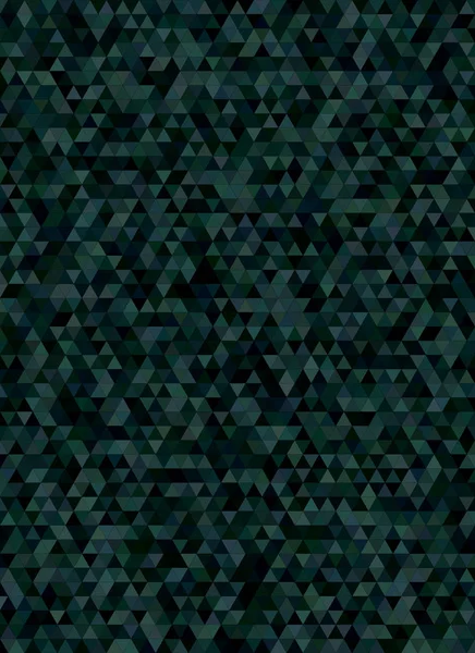 Fondo de mosaico triángulo abstracto en tonos oscuros — Vector de stock