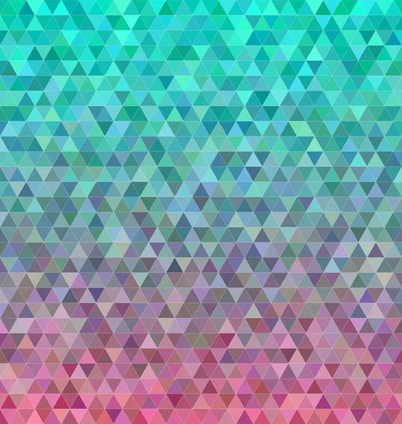Abstrakte regelmäßige Dreieck Mosaik Fliesen Hintergrund — Stockvektor