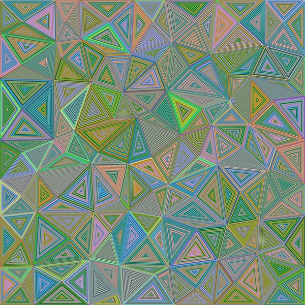 Fond mosaïque triangle concentrique coloré — Image vectorielle