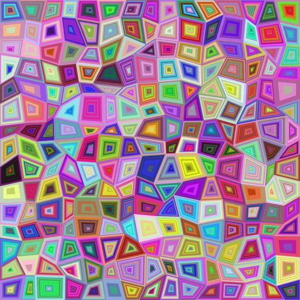 Multicolor rectángulo azulejo mosaico fondo — Vector de stock