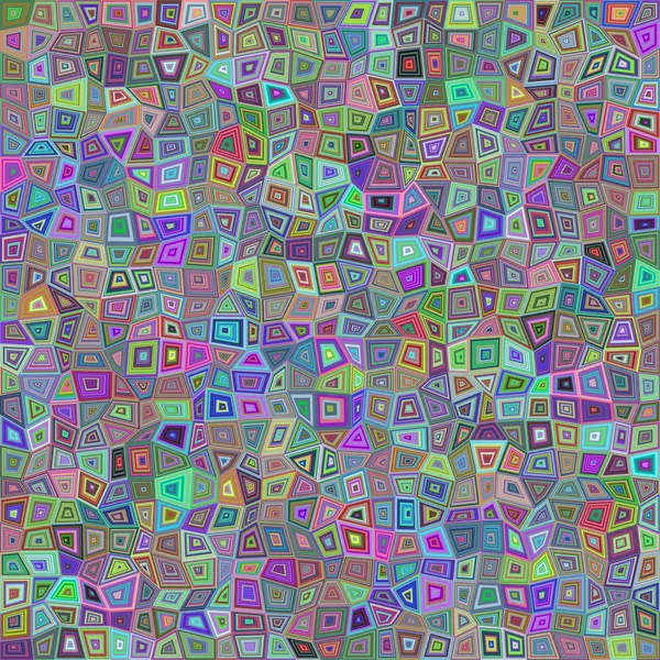 Multicolore rectangle carrelage mosaïque fond — Image vectorielle