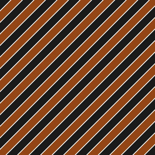 Modèle de bande diagonale sans couture marron noir — Image vectorielle