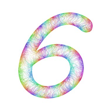 Gökkuşağı taslak yazı tipi tasarım - sayı 6