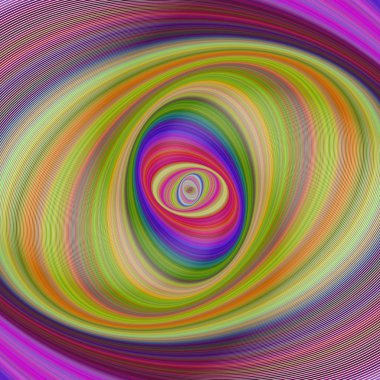 Soyut çok renkli hipnotik fraktal arka plan