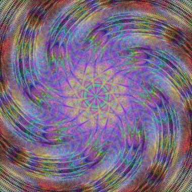 soyut spiral fraktal arkaplan