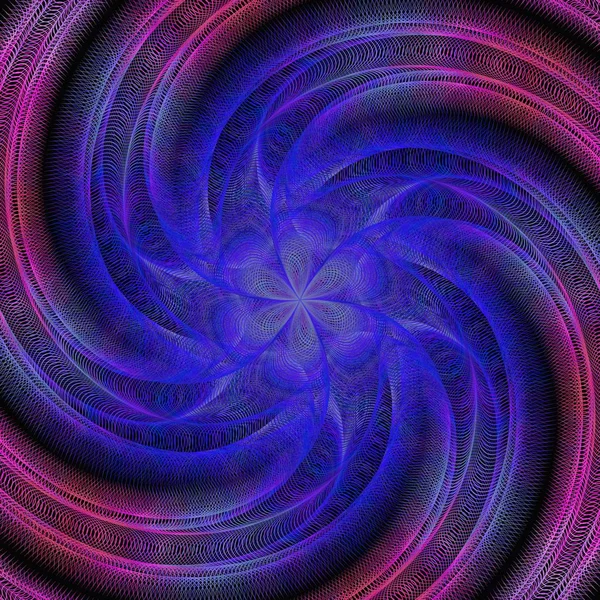 Abstrait spirale fractale fond — Image vectorielle