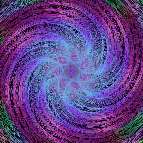 Abstrait spirale fractale fond — Image vectorielle