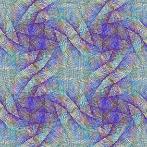 Fond de motif fractal sans couture coloré — Image vectorielle