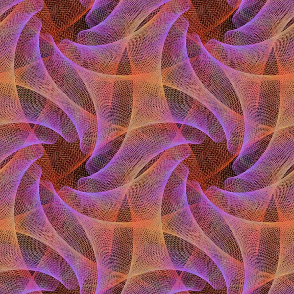 Kleurrijke naadloze fractal ontwerppatroon — Stockvector