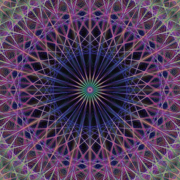 Computer gegenereerde vector fractal achtergrond — Stockvector