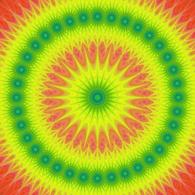 Çok renkli mandala tasarım arka plan vektör
