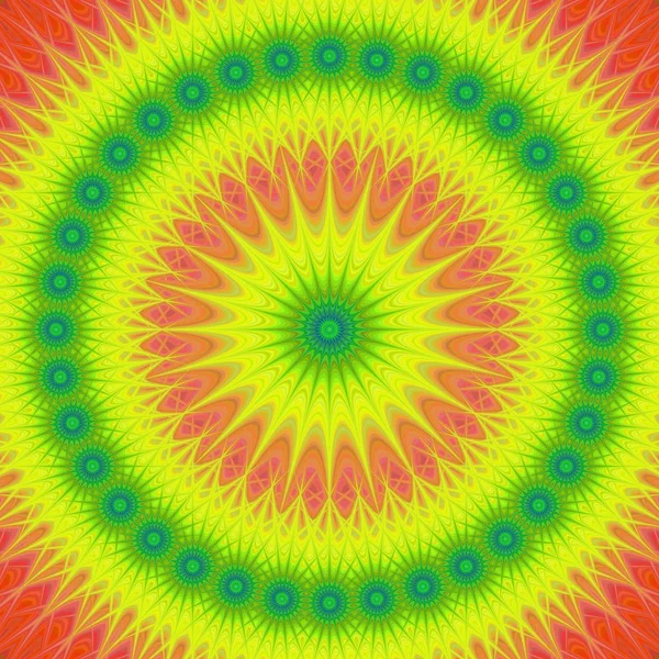 Mehrfarbige Mandala-Design Hintergrund-Vektor — Stockvektor