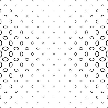 Siyah ve beyaz elips yüzük desen arka plan