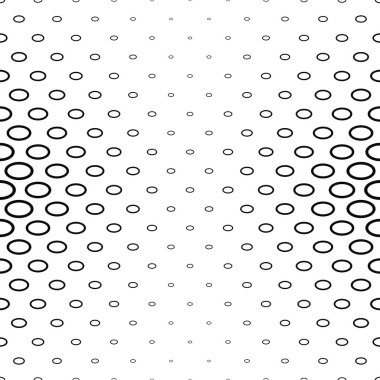 Siyah ve beyaz elips yüzük desen arka plan