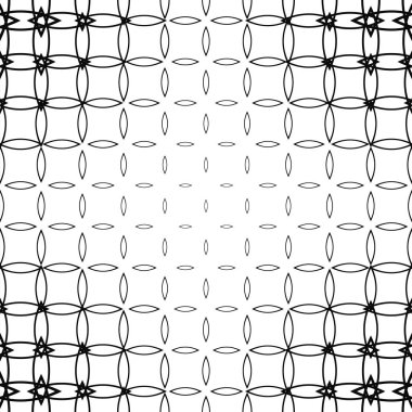 Geometrik siyah-beyaz desen arka plan