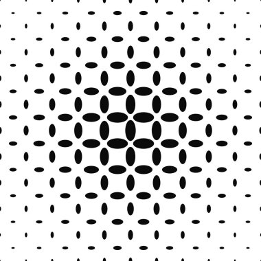 Siyah ve beyaz elips desen arka plan