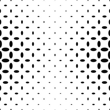 Siyah ve beyaz elips desen arka plan