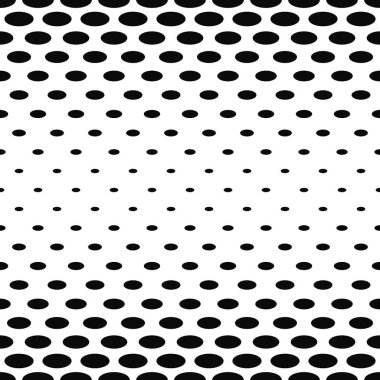 Soyut siyah beyaz elips desen