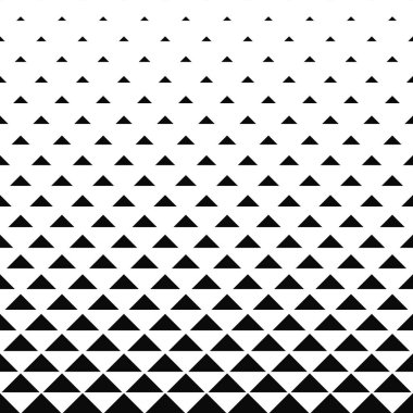 Abstract monochrome triangle pattern background