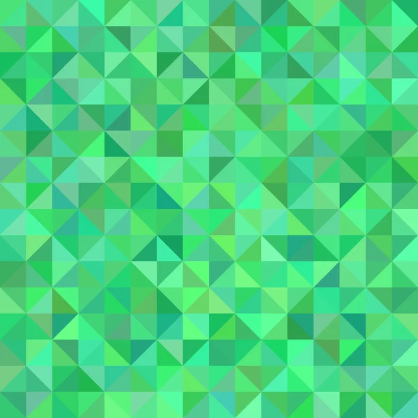 Diseño de fondo de patrón de mosaico triángulo verde — Vector de stock