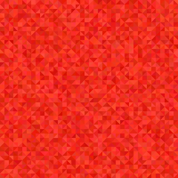 빨간 삼각형 모자이크 패턴 배경 디자인 — 스톡 벡터