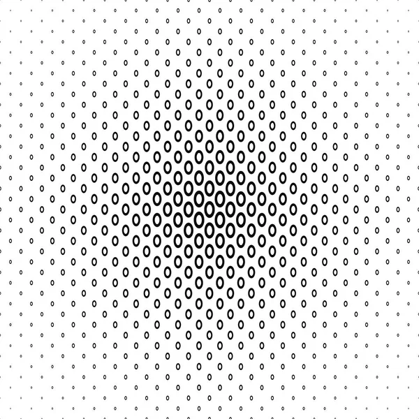 Monochrome ellipse ring pattern background design — Stock Vector