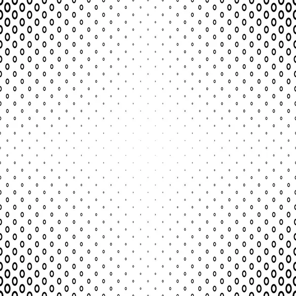 Modèle abstrait d'anneau ellipse monochrome — Image vectorielle