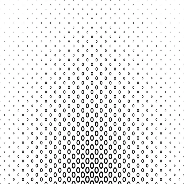 Abstrakt svartvitt ellips mönster bakgrund — Stock vektor