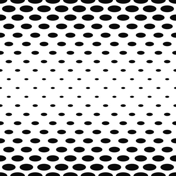 추상 검은색과 흰색 타원 패턴 — 스톡 벡터
