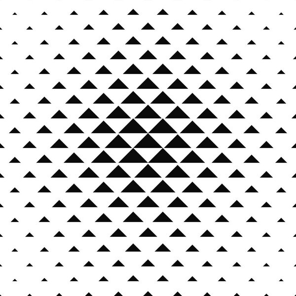 Abstract monochrome triangle pattern background