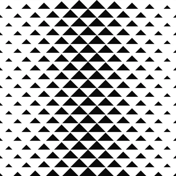 Abstrakt svartvitt triangel mönster bakgrund — Stock vektor