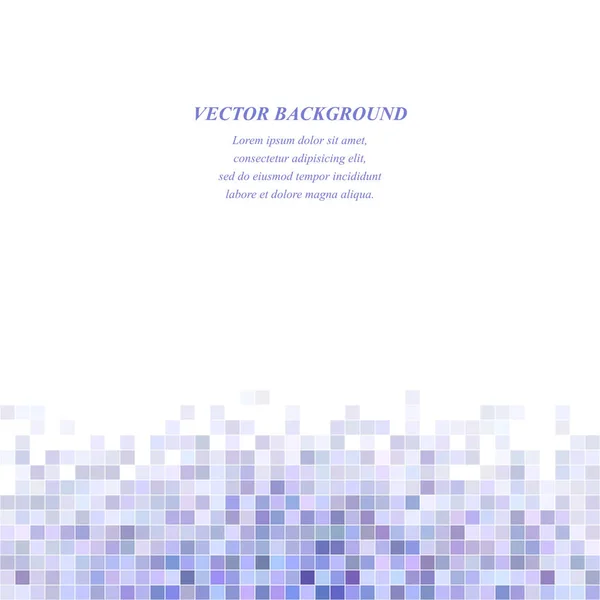Light purple square mosaic background design — Stock Vector
