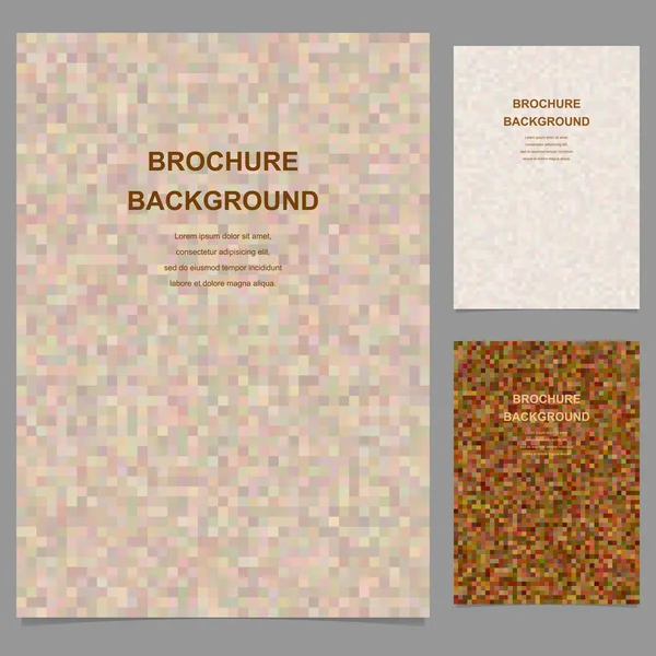 抽象的なベクトルのパンフレットのテンプレート デザイン — ストックベクタ