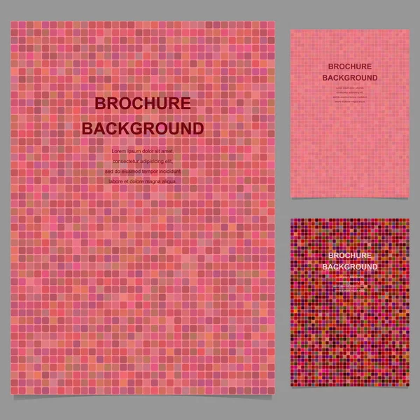 抽象的なベクトルのパンフレットのテンプレート デザイン — ストックベクタ