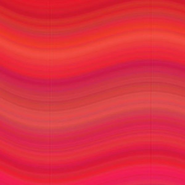 Roter glatter Wellenhintergrund - Vektorillustration — Stockvektor