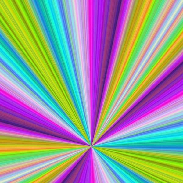Colorful ray burst background - vector design — Stock Vector