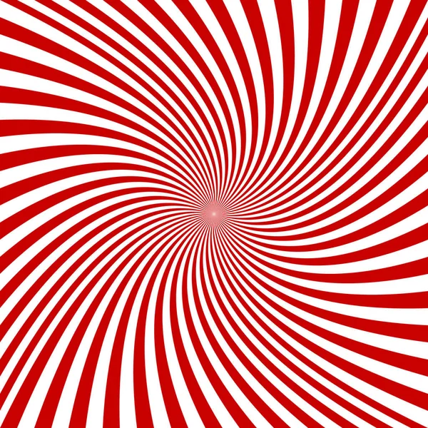 Rosso e bianco disegno a spirale sfondo — Vettoriale Stock