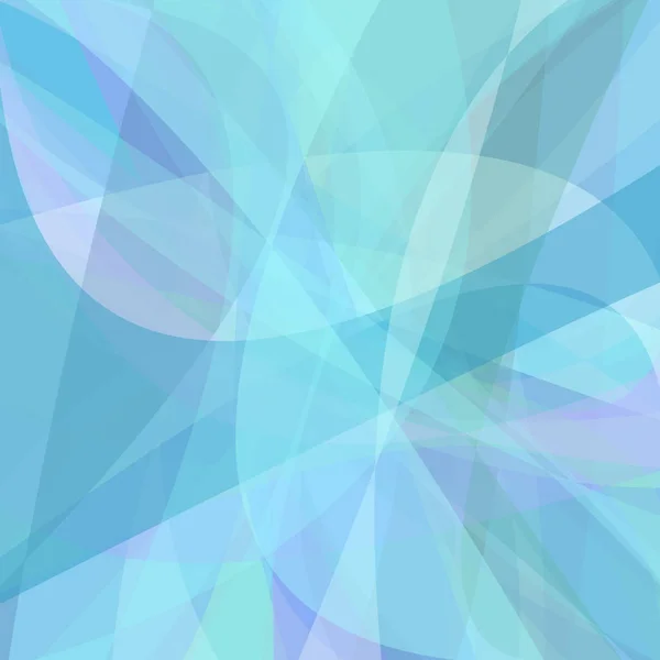 ダイナミックな曲線から明るい青の背景 — ストックベクタ