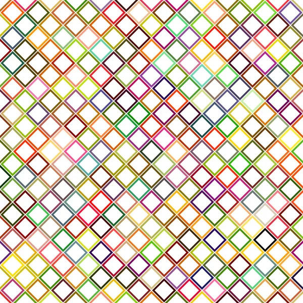 Colorful abstract diagonal square pattern design — Stock Vector