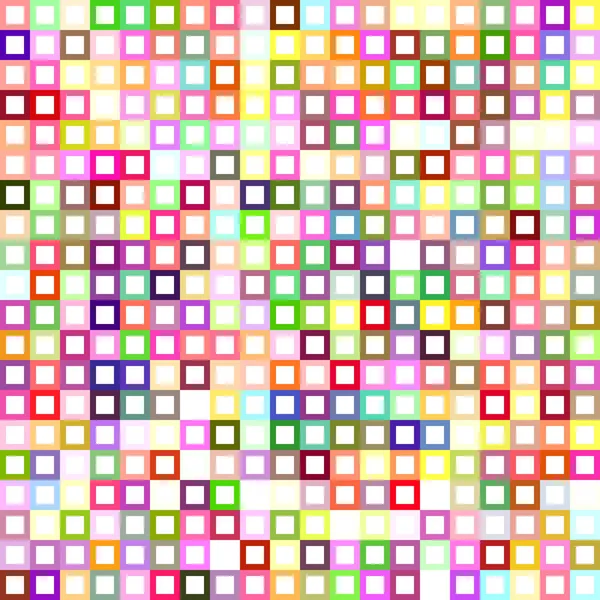 Colorful abstract square pattern background — Stock Vector