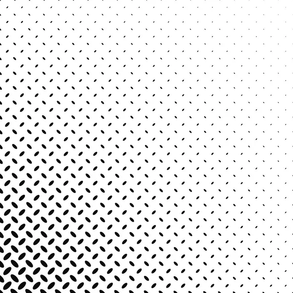 Abstract monochrome diagonal ellipse pattern — Stock Vector