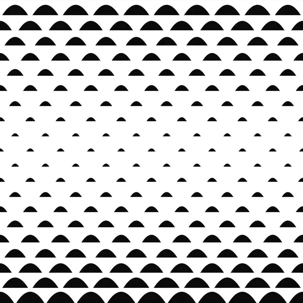 Fekete-fehér ívelt alakú mintás háttérrel — Stock Vector