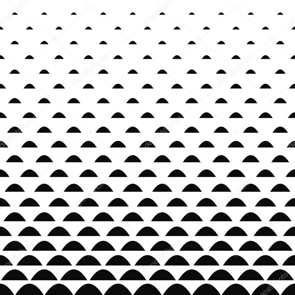 Black white curved shape pattern background