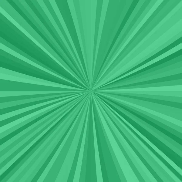 从径向条纹绿色爆炸背景 — 图库矢量图片